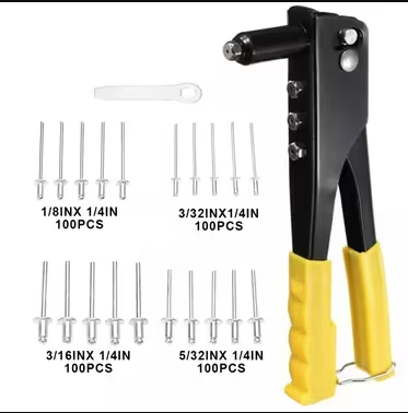 One-shot four-use manual riveting gun, Pneumatic Riveting Tool set