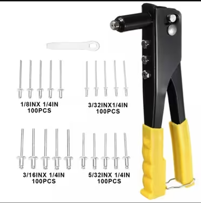One-shot four-use manual riveting gun, Pneumatic Riveting Tool set