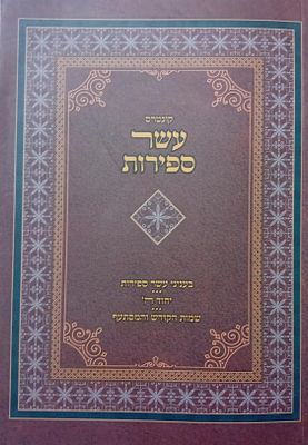 קונטרס עשר ספירות - בעניני עשר ספירות, יחוד השם, שמות הקדש והמסתעף. 
כריכה רכה, מצב מצוין.