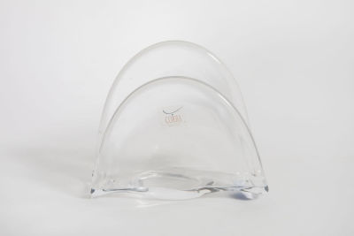 Corba איטליה - מפיון זכוכית מכופפת, 
תוצרת Corba איטליה, 
נושא את מדבקת היצרן המקורית. 
מידות 5/15 