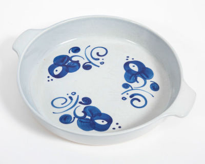 לפיד - תבנית קרמיקה עגולה, דגם ערבסק. תבנית קרמיקה עגולה, 
להגשה ולתנור, 
חתומה, תוצרת לפיד 