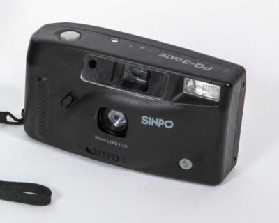 Sinpo טייואן - מצלמת פוקט 35מ"מ 
תוצרת Sinpo טייואן 
דגם PQ-3 Date 
12.5/7.5/5 ס"מ