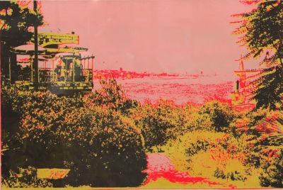 שאול באומן (נ. 1933) - נוף בורוד / שאול באומן 
ליטוגרפיה חתומה וממוספרת 
ממוסגרת 
מידות הציור 