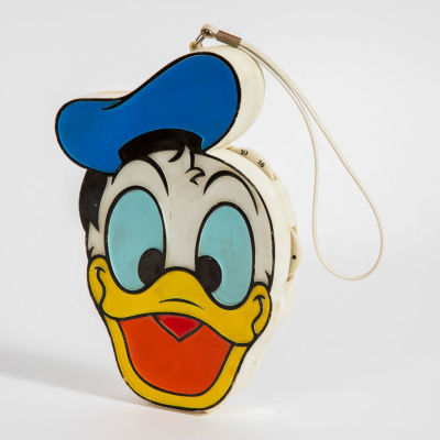 Walt Disney Productions - טרנזיסטור דונאלד דאק. רדיו טרנזיסטור בצורת ראש דונדל דאק, 
חתום Walt 