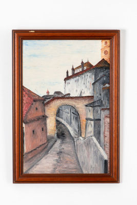 Irena Polgar (1923-2012) - סימטה בסתיו. ממוסגר , לא חתום