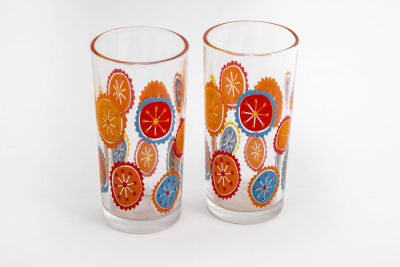 שתי כוסות זכוכית לשתיה קלה. 6/12 ס"מ