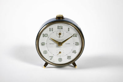 שעון מעורר כחול peter. 9/4/11 ס"מ