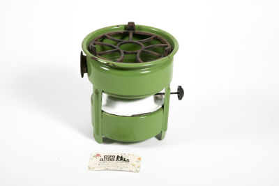 פתילייה ירוקה, מצופה אמייל. וינטג' בלגי משנות ה-50 
17.5/20 ס"מ