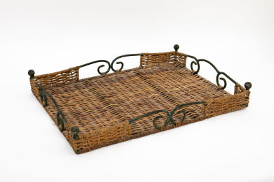 מגש פרזול ורטאן. 55/40/7 ס"מ