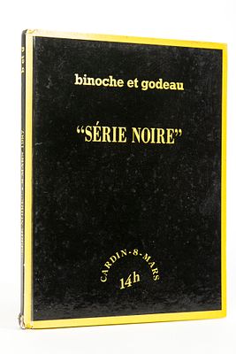 Serie Noire קטלוג מכירה פומבית של אמנות שבטית מ 1987. כריכה קשה, בצרפתית, 
72 עמודים