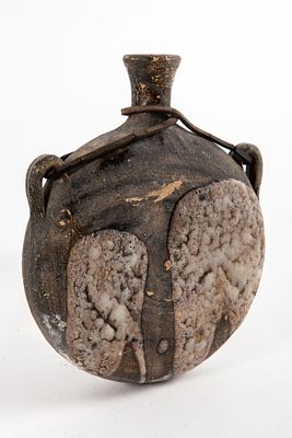 מנס - צפחת, אגרטל קיר מקרמיקה, . מידות 15x19 ס"מ