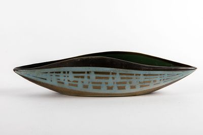 פלקרמיק - קערת סירה, לסידור פרחים. רוחב 28 ס"מ