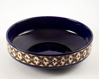 כפר מנחם - קערת קרמיקה . 20x6 ס"מ