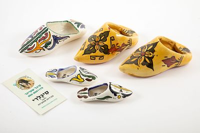 נעלי Babush מרוקאיות, לוט של 5 . אורך 8-12 ס"מ