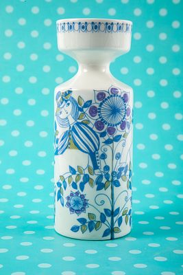 Figgjo נורבגיה - אגרטל דגם Lotte. מידות 7x18 ס"מ.