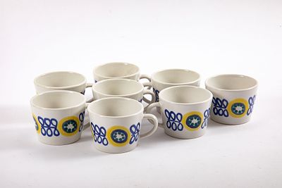 לפיד - סט של 8 ספלים, . חתימה מוקדמת, 
בעיצוב אלסבת כהן