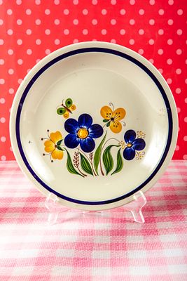 Figgjo נורבגיה - צלחת, דגם Mayflower . קוטר 20 ס"מ