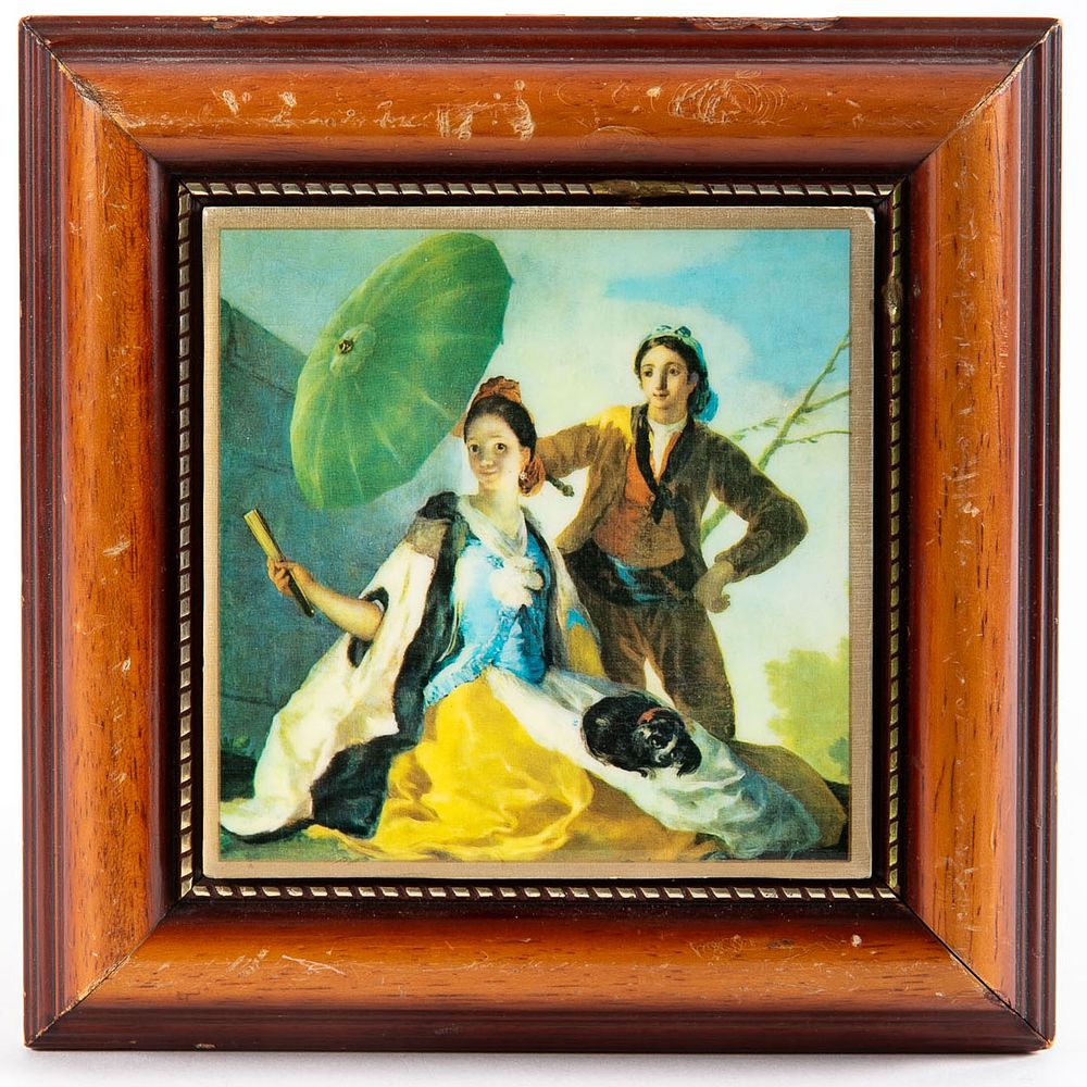 פרנסיסקו דה גויה - השמשיה. הדפס ממוסגר,
17x17 ס"מ
