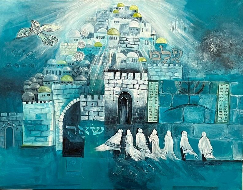 חדווה ירדני - שכינה
. טכניקה: אקריליק על קנווס 
100x70 ס"מ