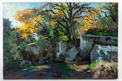 רוברט רוזנברג (נ. 1962) - חורשה. שמן על קנבס מתוח