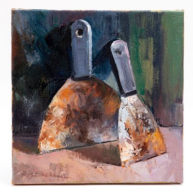 רוברט רוזנברג (נ. 1962) - שפכטלים. שמן על קנבס מתוח