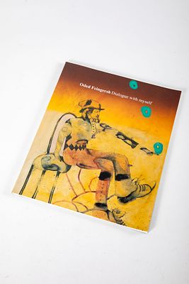 עודד פיינגרש - דיאלוג עם עצמי. כריכה רכה 
23x29 ס"מ