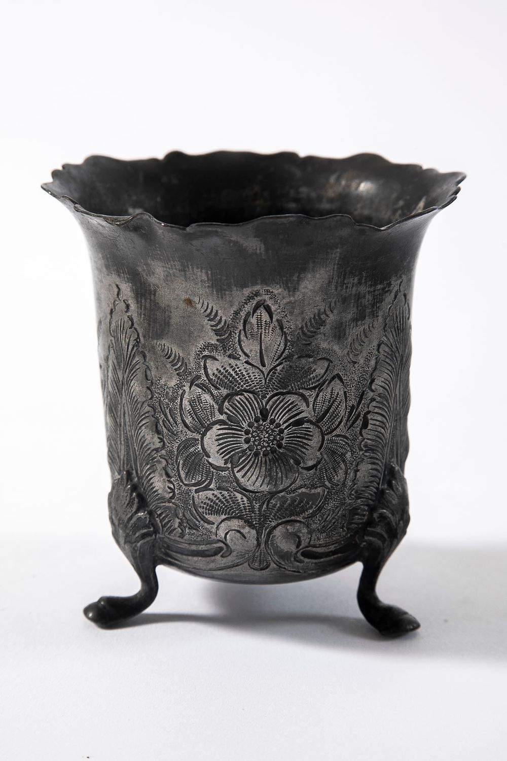 Sheffield אנגליה - כלי אנגלי מוגבה, מצופה כסף, . גובה 9 ס"מ