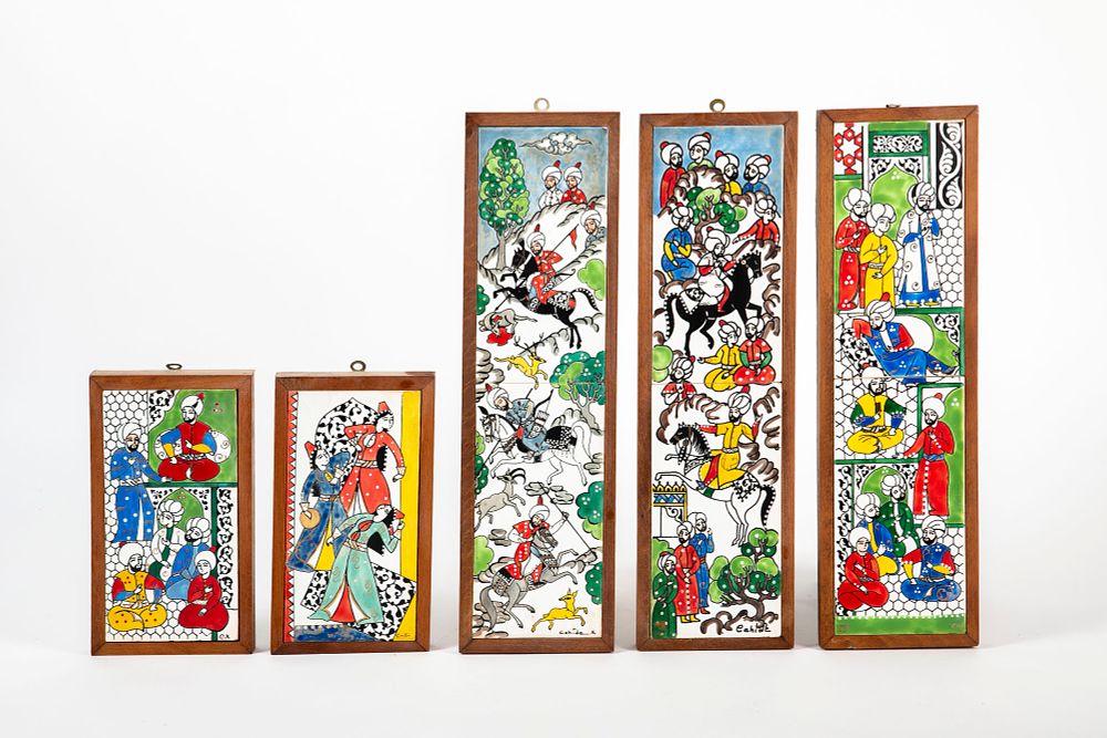 לוט תמונות על אריחים. גובה 32 ס"מ