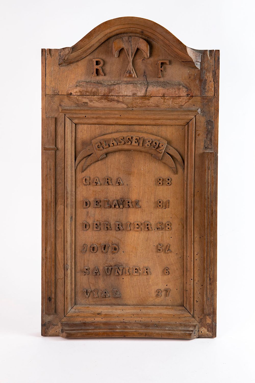 לוח מגויסים צרפתי, “Classe 1892”