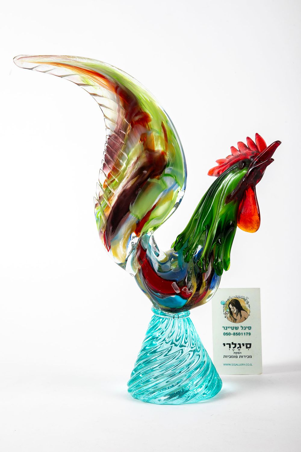 תרנגול זכוכית מורנו