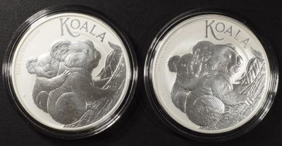 (2) 2023 1oz .999 SILVER AU KOALA ROUNDS. EARLY RELEASES ESTIMATE $90 - $130.