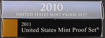 2010-11 US PROOF SETS. TOP RATED AUCTION HOUSE ESTIMATE $90 - $130.