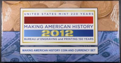 2012 MAKING AMER HIST COIN & CURRENCY SET. CHECK OUT OUR UPCOMING AUCTIONS ESTIMATE $110 - $160.