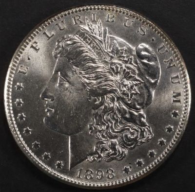 1898-O MORGAN DOLLAR CH BU. BID WITH SILVER CITY AUCTIONS ESTIMATE $100 - $130.