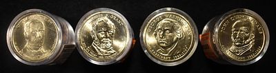 (48) PRESDENTIAL DOLLAR COINS. (12) ULYSSES S. GRANT, (12) WILLIAM MCKINLEY, (12) GEORGE 