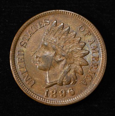 1896 INDIAN CENT CH BU. BID WITH SILVER CITY AUCTIONS ESTIMATE $80 - $100.