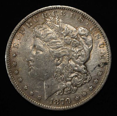 1879-O MORGAN DOLLAR. BID WITH SILVER CITY AUCTIONS ESTIMATE $120 - $170.