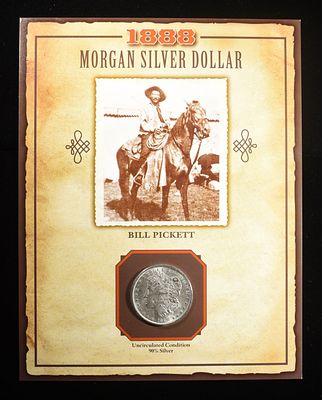 1888 MORGAN DOLLAR. CHECK OUT OUR UPCOMING AUCTIONS ESTIMATE $90 - $130.