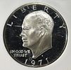 1971-S SILVER EISENHOWER $1 PCI PR70 DCAM. CHECK OUT OUR UPCOMING AUCTIONS ESTIMATE $60 - $80.Image - 1