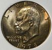 1978-D EISENHOWER DOLLAR PCI SUPERB GEM BU. TOP RATED AUCTION HOUSE ESTIMATE $120 - $170.Image - 1