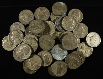 (40) WAR NICKELS. CHECK OUT OUR UPCOMING AUCTIONS ESTIMATE $170 - $220.