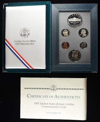 1997 PRESTIGE SET. BID WITH SILVER CITY AUCTIONS ESTIMATE $100 - $150.