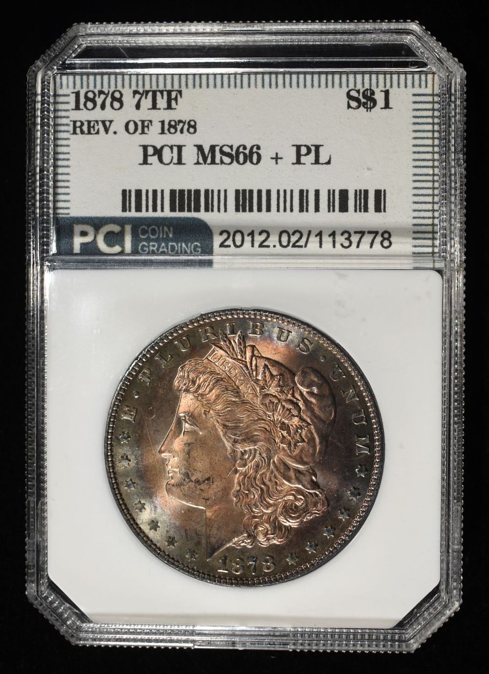1878 7TF REV OF 78 MORGAN $1 PCI SUPERB GEM BU PL. CHECK OUT OUR UPCOMING AUCTIONS ESTIMATE 