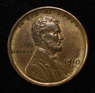1910-S LINCOLN CENT CH BU. BID WITH SILVER CITY AUCTIONS ESTIMATE $130 - $150.