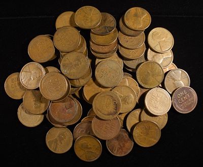 (71)D&S WHEAT CENTS FROM THE TEENS. CHECK OUT OUR UPCOMING AUCTIONS ESTIMATE $140 - $160.