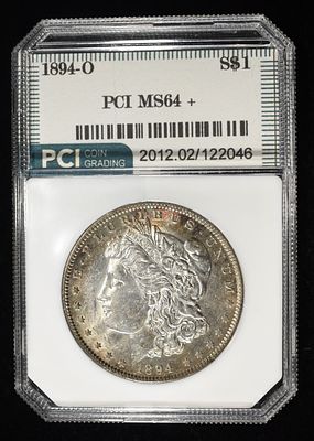 1894-O MORGAN DOLLAR PCI CH/GEM BU. WEEKLY COIN & CURRENCY AUCTIONS ESTIMATE $5000 - $6000.