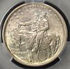 1925 STONE MOUNTAIN COMMEM HALF DOLLAR CAC AU-58. CHECK OUT OUR UPCOMING AUCTIONS ESTIMATE $100 Image - 1