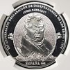 2025-M SPAIN SILVER JORDI FARRAGUT NGC PF-70 UCAM. FIRST DAY ISSUE ESTIMATE $150 - $200.Image - 1