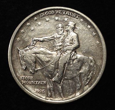 1925 STONE MOUNTAIN AU. BID WITH SILVER CITY AUCTIONS ESTIMATE $80 - $100.