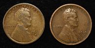 (77)D&S WHEAT CENTS FROM THE TEENS. BID WITH SILVER CITY AUCTIONS ESTIMATE $140 - $160.Image - 1